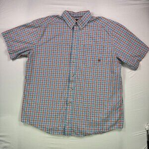 Ariat Pro Series Plaid Short Sleeve Shirt XL